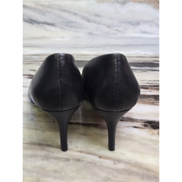 Louise et Cie Jordyna Black Pumps 2.5 Heel Pointed Toe Size 8.5 39 Office - Picture 4 of 12